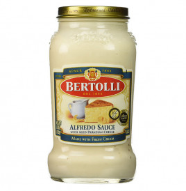 Bertolli Alfredo Sauce With Aged Parmesan Cheese  Glass Jar  425 grams